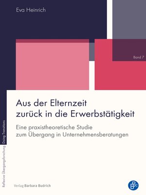 cover image of Aus der Elternzeit zurück in die Erwerbstätigkeit